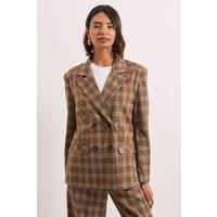 Dorothy Perkins Brown Blazer Womens Casual Jackets & Coats