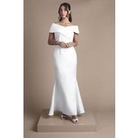 Coast Ivory Fit & Flare Dress Womens Bridal Dresses