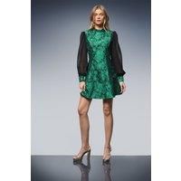 Oasis Green Mini Dress Womens Party Dresses