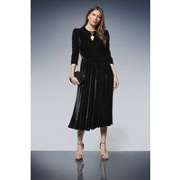 Wallis Black Fit & Flare Dress Womens Party Dresses