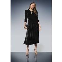 Wallis Black Fit & Flare Dress Womens Party Dresses