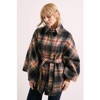 Wallis Brown Coat Womens Workwear Jackets & Coats