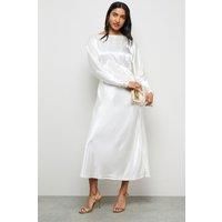Warehouse Cream Midaxi Dress Womens Party Dresses