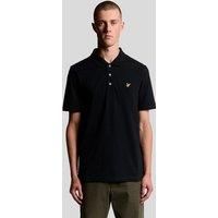 Lyle & Scott Men's Plain Polo Shirt Jet Black | Size: Small