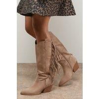 Oasis Taupe Western Boots Womens Casual Boots