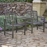 Greenhurst Hartlebury Duo Garden Bench and Table