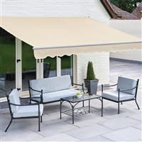 Greenhurst Beige Balmarol 3M Awning, Cream