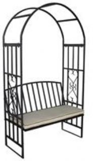 Greenhurst Huntingdon Arch Bench with Cushion
