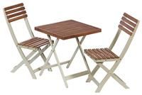 Greenhurst Burley 2 Tone Hardwood Bistro Set - Multi