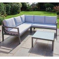 Greenhurst Oakley Corner Sofa Set  Grey