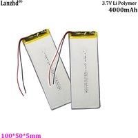 3.7V 4000mAh rechargeable lithium polymer battery For game console lamp digital humidifier electric toothbrush 5050100