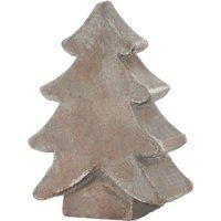 Sostter Brown Mini Ceramic Christmas Tree Modern Holiday Decor