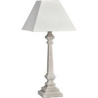Hill 1975 Pula Table Lamp, Wood, Linen, Mixed, one