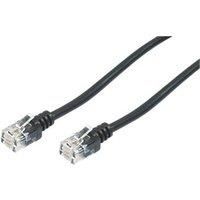 Philex Black Unshielded RJ11 76702HS Ethernet Cable 3m (38511)