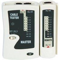 Philex 76605R Remote Network Cable Tester, White