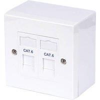 Philex 70698R RJ45 CAT6 Twin Outlet Kit