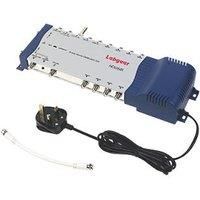 Distribution Amplifier, Labgear LDU608G 8 Way Home Distribution Unit - 6 Input 8 Output - Designed To Distribute Any Combination Of SKY, SKY+, FM, DAB, Digital TV, or CCTV Signals