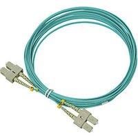 Labgear Duplex Multi Mode Green/Yellow SC- SC OM3 LSZH Fibre Optic Cable 5m (655KM)