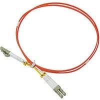 Labgear Duplex Multi Mode Orange LC- LC OM1 LSZH Fibre Optic Cable 1m (601KM)