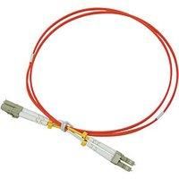 Labgear Duplex Multi Mode Orange LC- LC OM2 LSZH Fibre Optic Cable 1m (335KM)