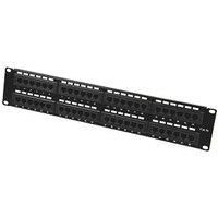 Labgear Cat 5e 1U 48 Port RJ45 Patch Panel UTP 1.96" (167KM)