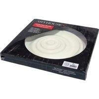 Arthouse White Polyurethane Plain Ceiling Rose - 380mm
