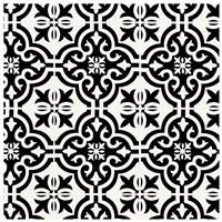 Arthouse Wall Tile Motif 30.5X30.5Cm Black 5 Tiles Per Pack , Black