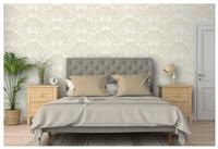 Arthouse Floral Trail Natural Wallpaper