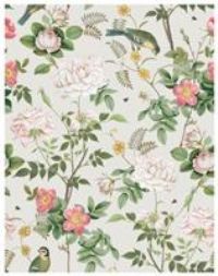 Royal Horticultural Society Wallpaper Birdsong and Blooms 100297OL
