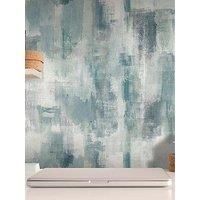 Arthouse Painterly Pattern Blue Wallpaper