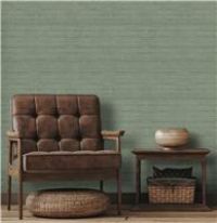 Arthouse Esselle Raffia Texture Wallpaper - Green