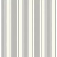 Arthouse Silver Grey White Stripe Heavyweight Vinyl Wallpaper Paste the Wall NEW
