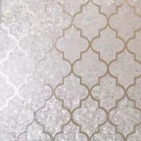 Arthouse Rose Gold Trellis Crushed Velvet Geometric Foil Metallic Wallpaper 294604