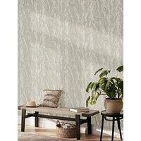 Arthouse Luxe Texture Soft Silver Wallpaper 299101 - Vinyl Texture Plain Stone
