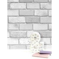 BRICK SLATE STONE EFFECT WALLPAPER - RUSTIC RED WHITEWASHED GREY BLACK & MORE