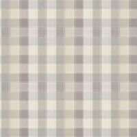 ARTHOUSE COUNTRY CHECKED BEIGE & GREY QUALITY TARTAN WALLPAPER 901902