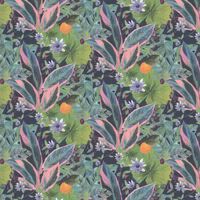 Arthouse Passion Flower Navy Paste the Wall Wallpaper 921703