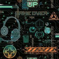 Arthouse Gamer Multicoloured Wallpaper
