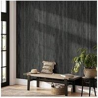 Wood Slats Grey Wallpaper Wallpaper - Arthouse - 923801