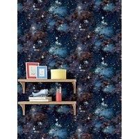 Arthouse Stardust Charcoal/Blue Wallpaper Wallpaper 923901