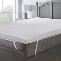 Memory Foam Mattress Topper Cream