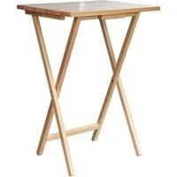 Rubberwood TV Table Natural (Brown)