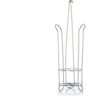 Toilet Roll Holder and Store Silver