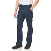 Lee Cooper Mens Classic Workwear Pant Cargo Trouser Navy 32W/33L (Long)