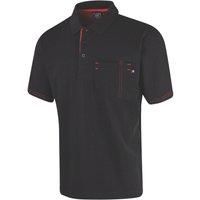 Lee Cooper Workwear Mens Pocket Short Sleeve Pique Classic Polo Shirt Work Top