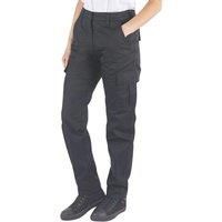 Lee Cooper LCLPNT241 Women/'s Workwear Heavy Duty Easy Care Multi Pocket Work Safety Classic Cargo Pants Trousers, Black, 14 UK / 32" Leg (Long)