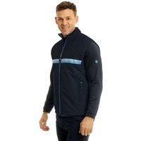 Island Green Men's Padded Golf Quilted Vest in Navy | Size: Large