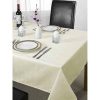 Jacquard Table Cloths Chequers Check Easycare Dining Kitchen Table Linen Napkins