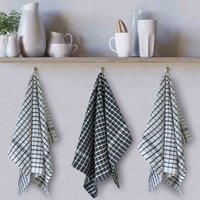 3 Pack Terry Check Tea Towel - Assorted Product