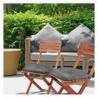 Emma Barclay Jardin Waterproof Indoor/Outdoor Seat Pad (Silver)
